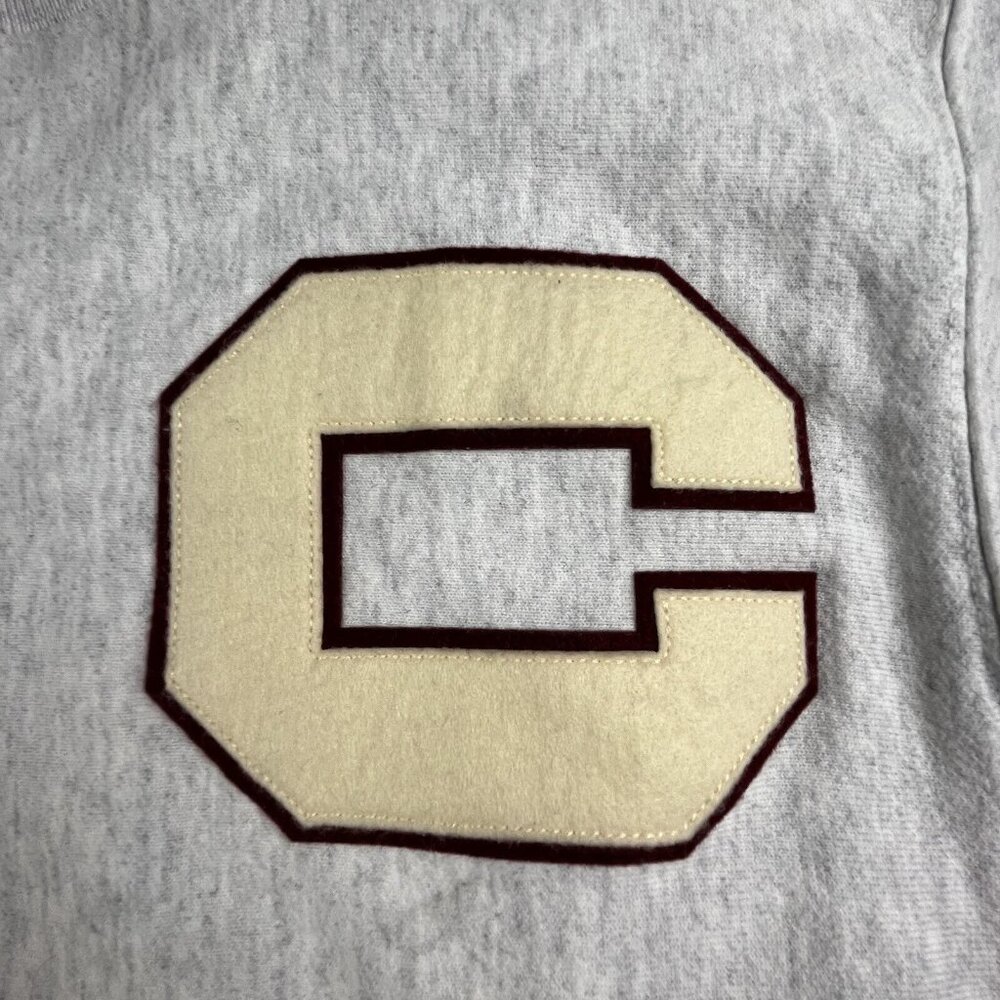 Vintage Champion Reverse Weave Sweatshirt Mens Small Gray Fleece Heavyweight - Picture 4 of 9